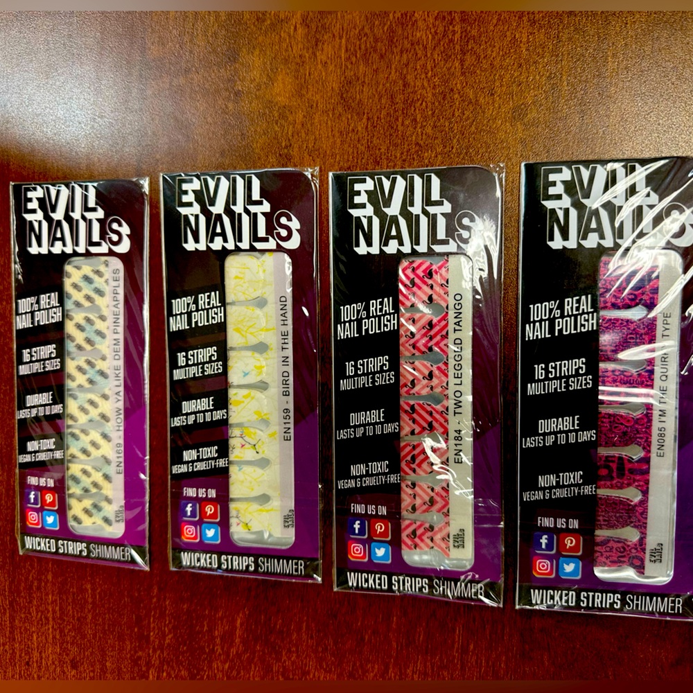 Evil Nails nail polish strips